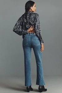PAIGE Marlow Skimmer Mid-Rise Flare Jeans