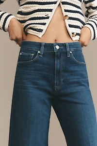 PAIGE Spotlight High-Rise Crop Wide-Leg Jeans
