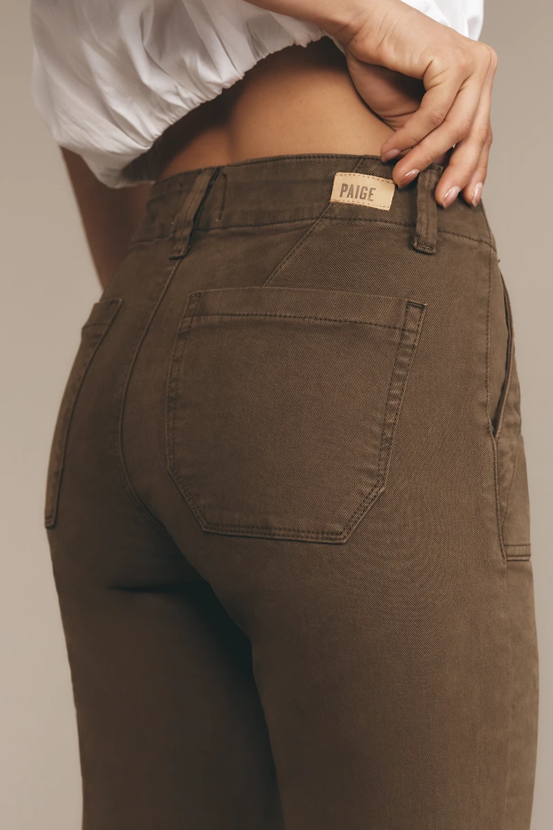 PAIGE Mayslie Mid-Rise Straight-Leg Jeans