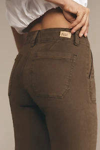 PAIGE Mayslie Mid-Rise Straight-Leg Jeans