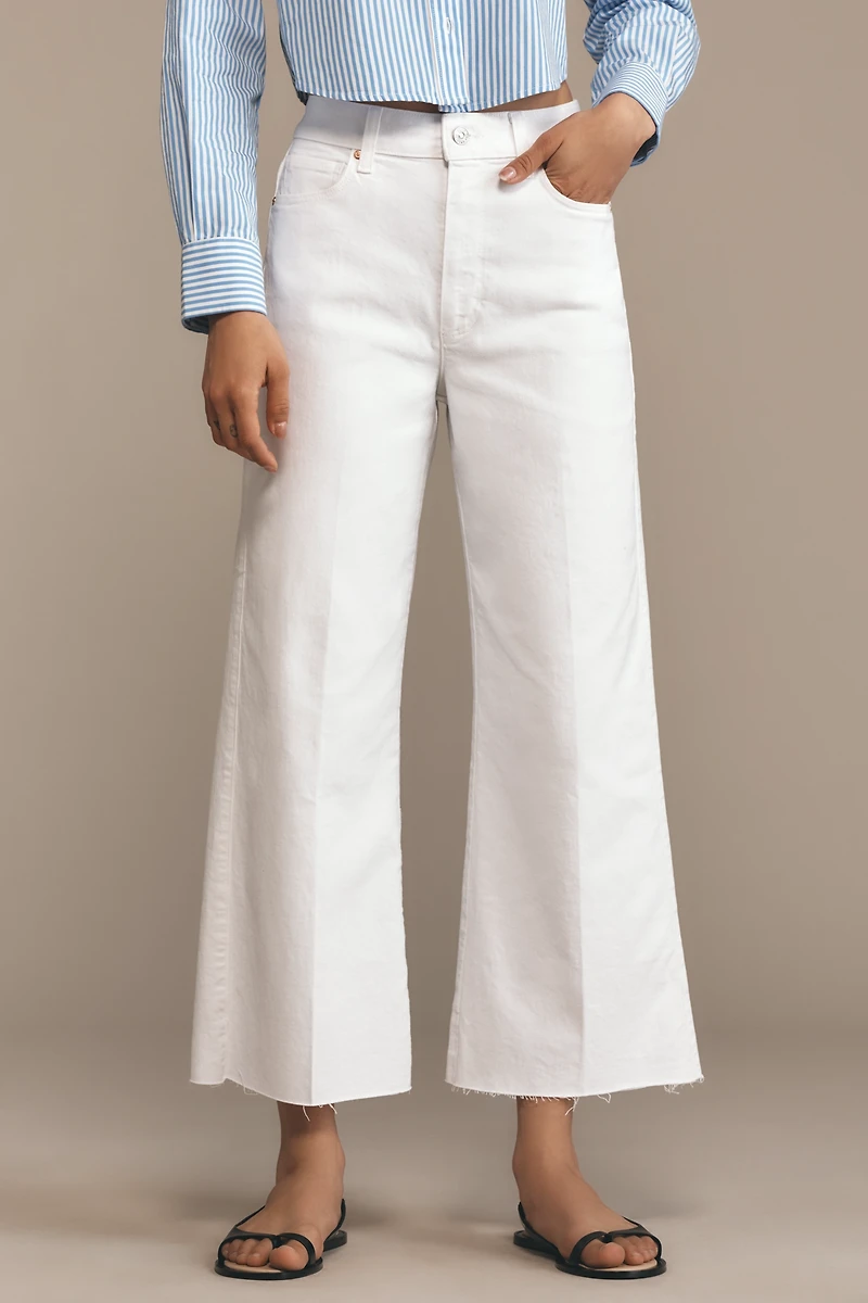 PAIGE The Anessa High-Rise Crop Wide-Leg Jeans