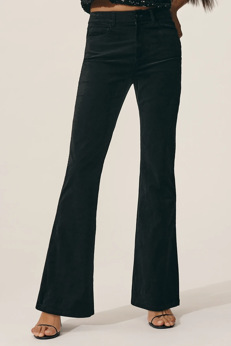 PAIGE Laurel Canyon 32" High-Rise Flare Jeans