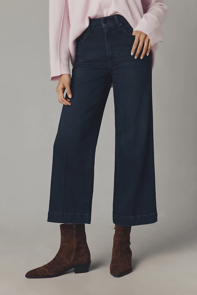 PAIGE Anessa High-Rise Crop Wide-Leg Jeans