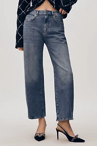 PAIGE Arellia High-Rise Tapered Jeans