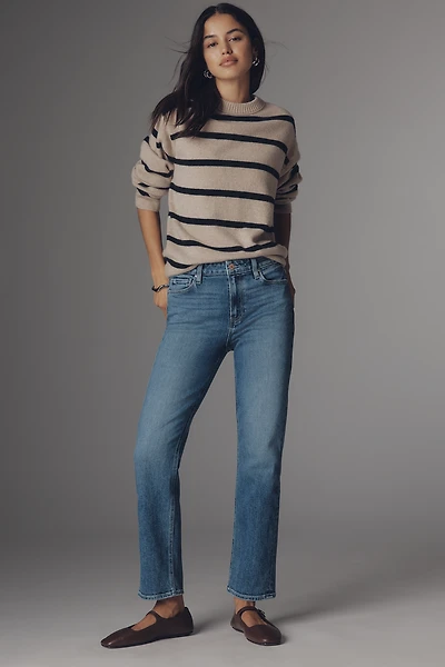 PAIGE Cindy High-Rise Straight-Leg Jeans