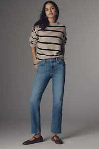 PAIGE Cindy High-Rise Straight-Leg Jeans