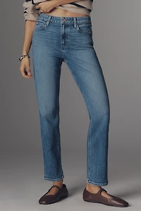 PAIGE Cindy High-Rise Straight-Leg Jeans