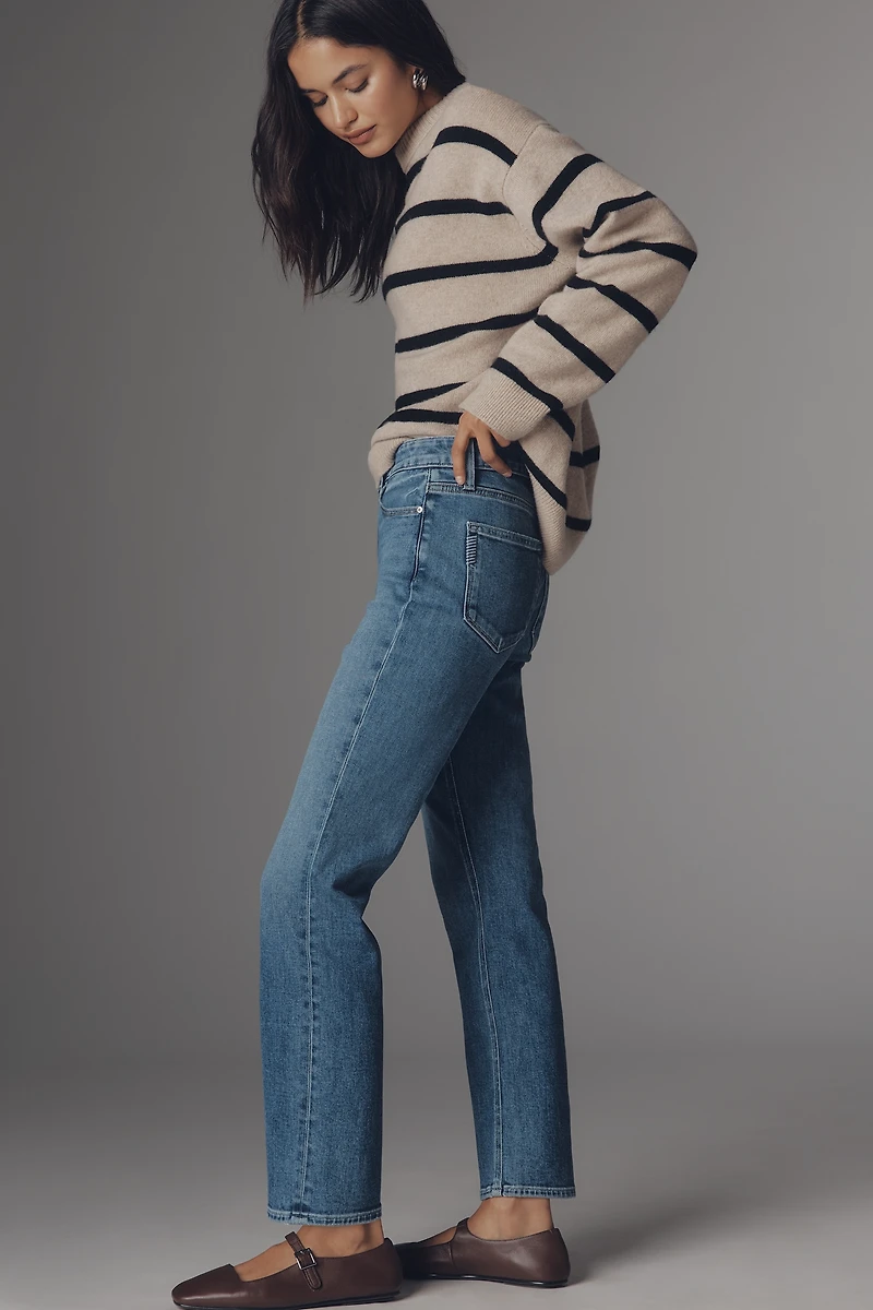 PAIGE Cindy High-Rise Straight-Leg Jeans