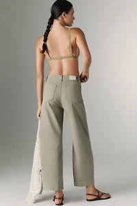PAIGE Arellia Tie-Waist High-Rise Tapered Jeans