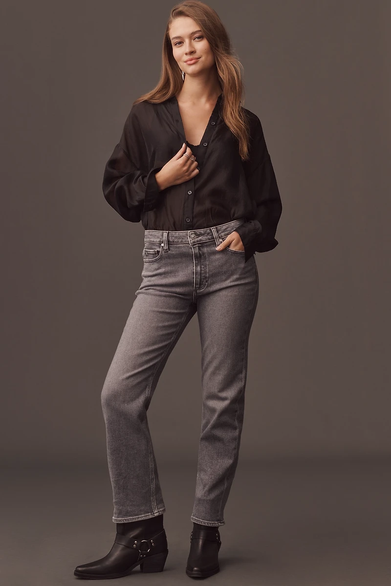 PAIGE Mason High-Rise Straight-Leg Jeans