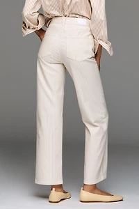 PAIGE Anessa High-Rise Straight-Leg Ankle Jeans