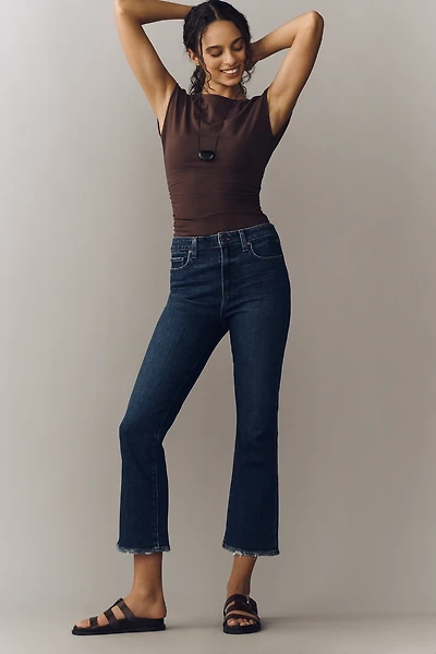 PAIGE Mason High-Rise Crop Bootleg Jeans