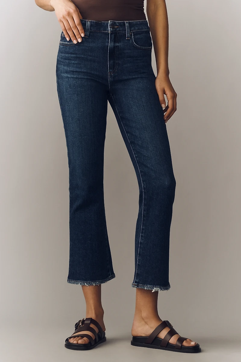 PAIGE Mason High-Rise Crop Bootleg Jeans