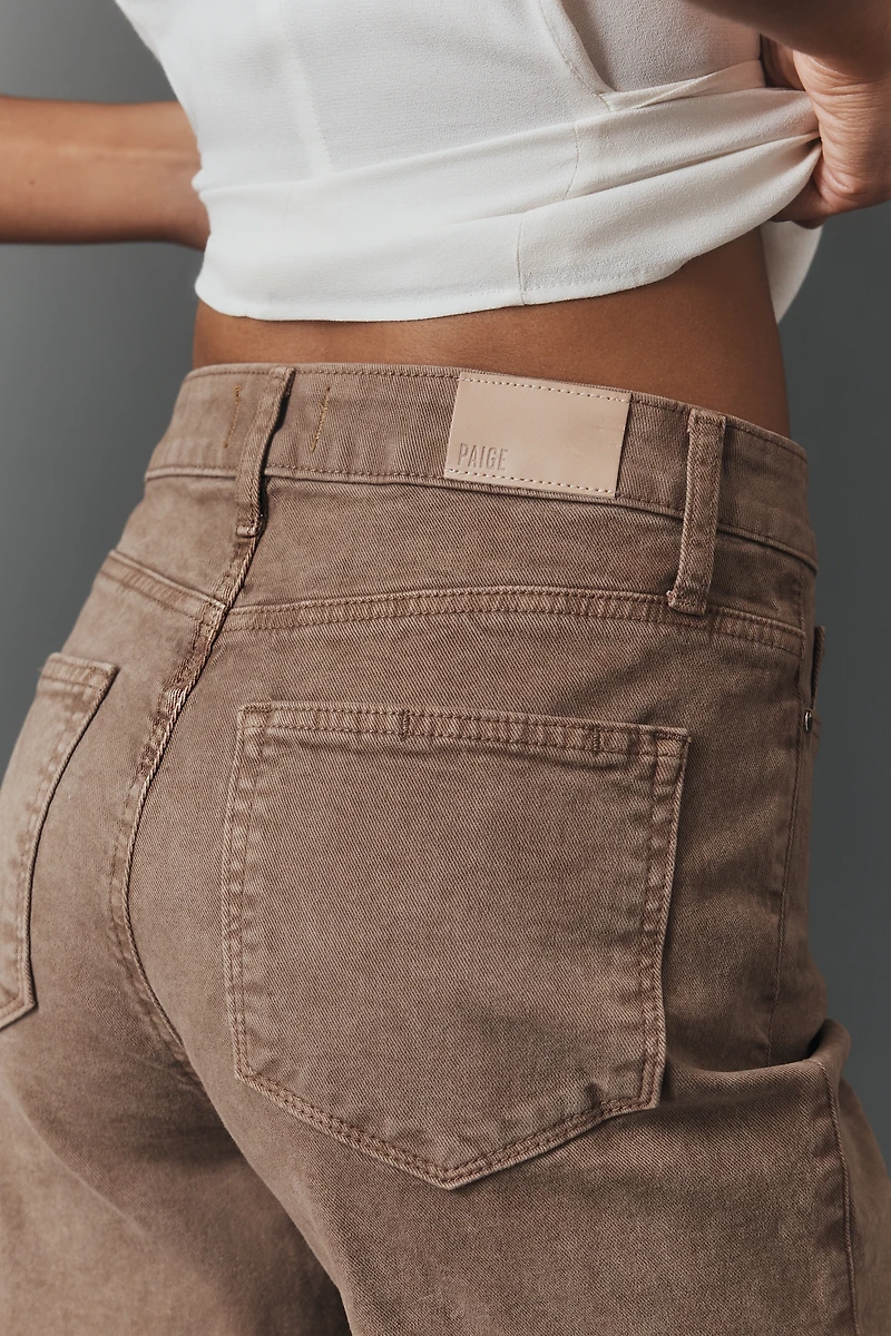 PAIGE Anessa Straight High-Rise Straight-Leg Ankle Jeans