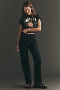 PAIGE Stevie High-Rise Straight-Leg Jeans