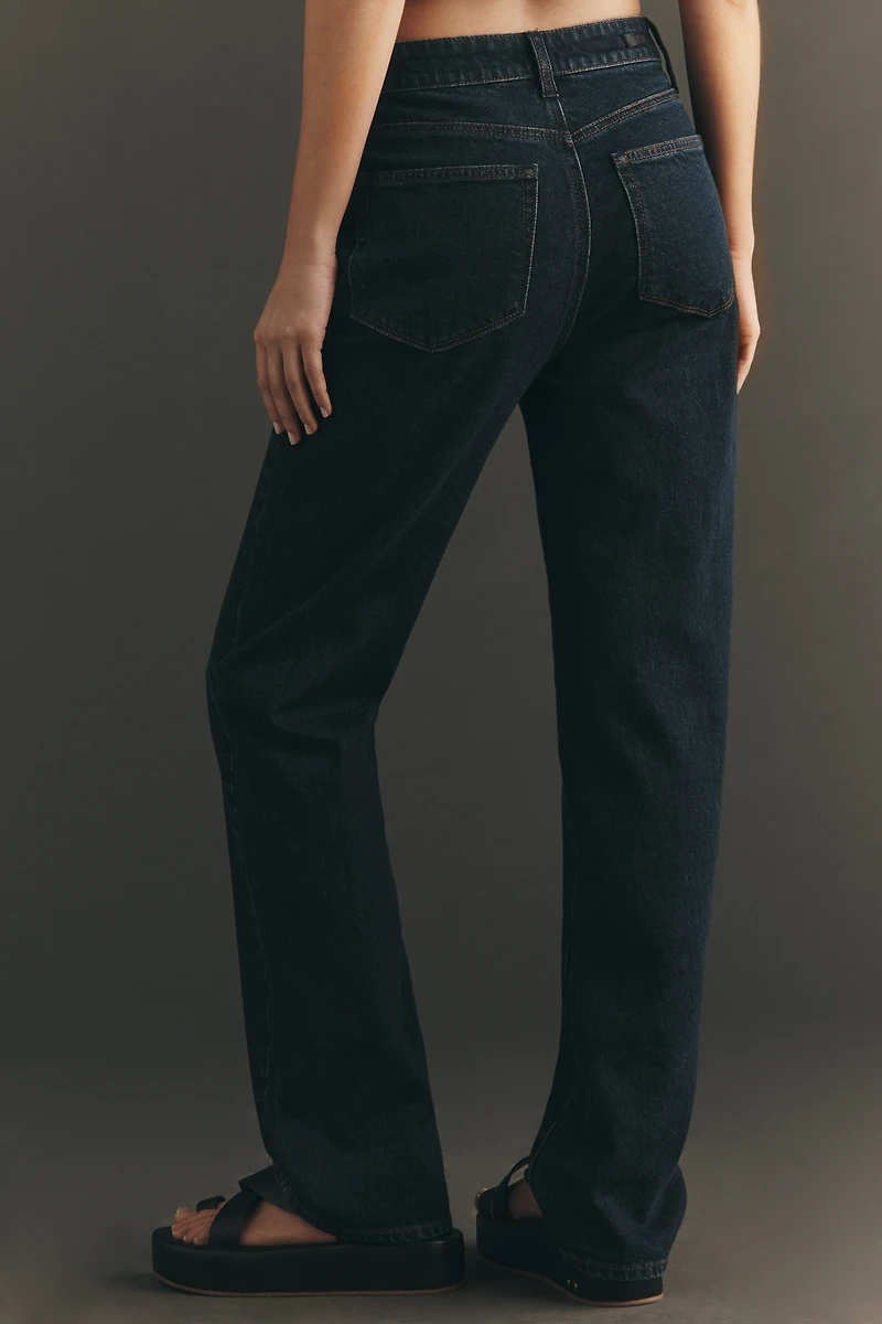 PAIGE Stevie High-Rise Straight-Leg Jeans
