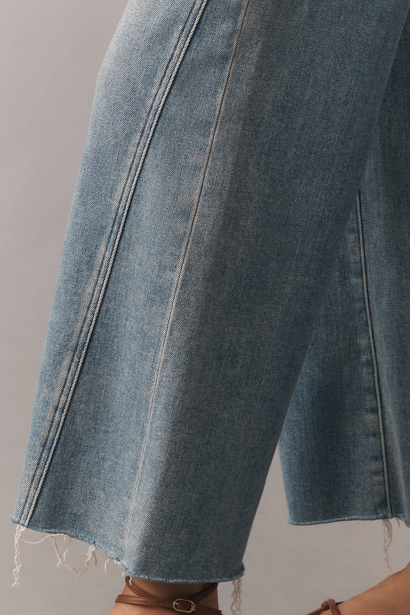 PAIGE Anessa Panel High-Rise Crop Wide-Leg Jeans