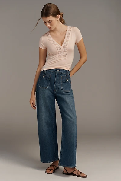 PAIGE Arellia Ankle High-Rise Tapered Jeans