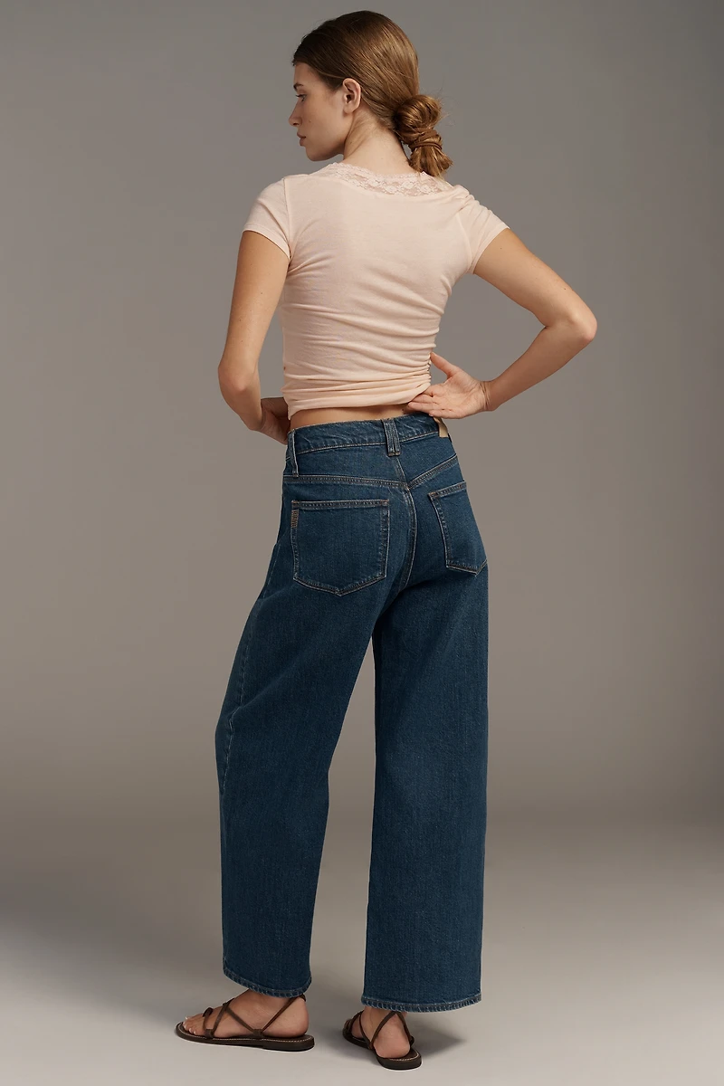 PAIGE Arellia Ankle High-Rise Tapered Jeans