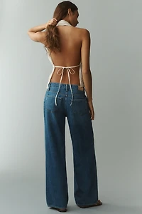 PAIGE Zoey 31 Tie High-Rise Wide-Leg Jeans