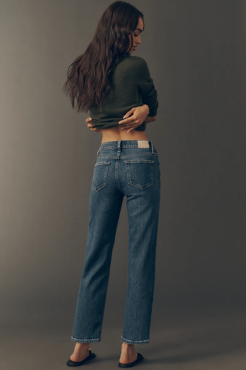PAIGE Mason Ankle High-Rise Straight-Leg Jeans