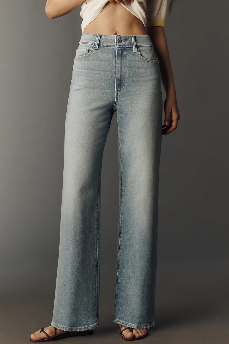 PAIGE Anessa 31" High Rise Wide Leg Jeans