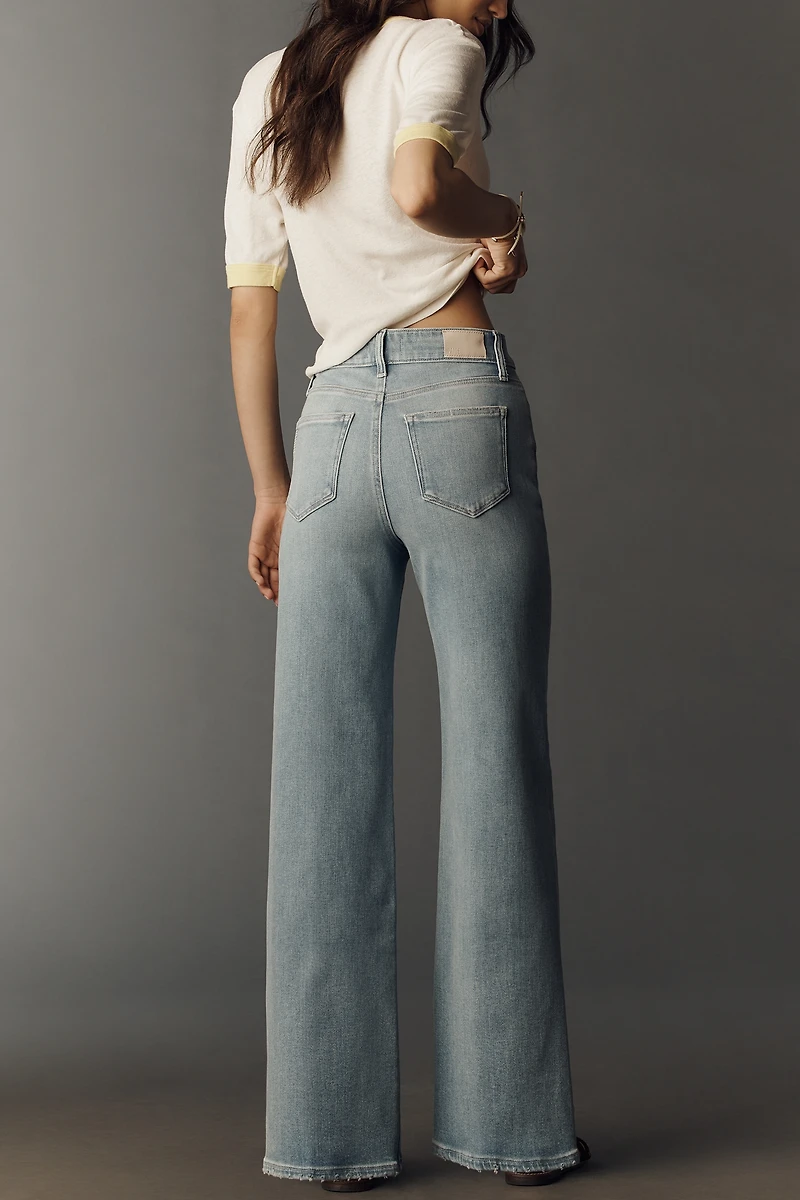 PAIGE Anessa 31" High Rise Wide Leg Jeans
