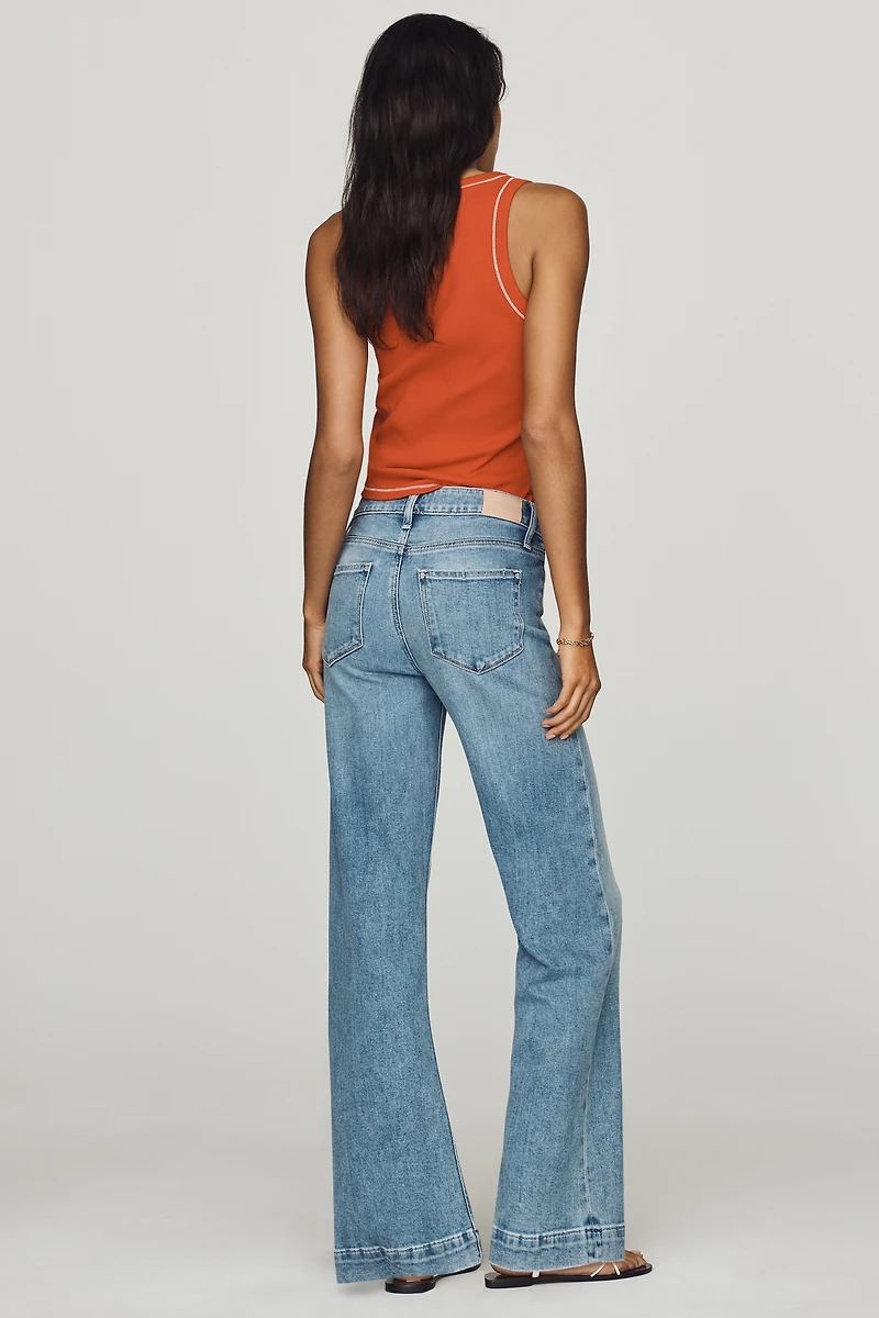 PAIGE Leenah 32" High-Rise Wide-Leg Jeans