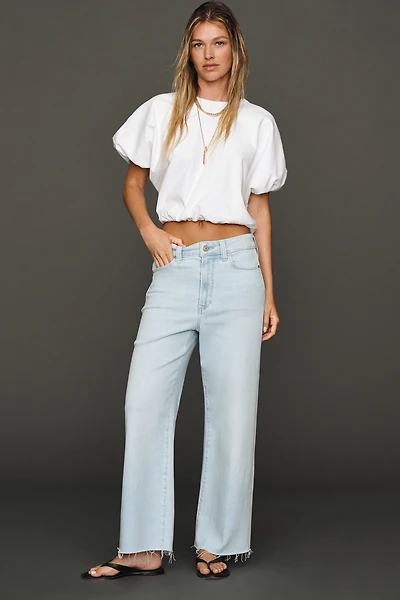 PAIGE Anessa High-Rise Crop Wide-Leg Jeans