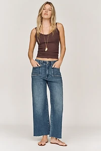 PAIGE Anessa Set High-Rise Crop Jeans