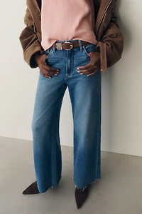 PAIGE Anessa 31" High-Rise Wide-Leg Jeans