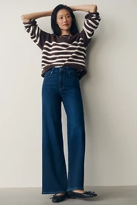 PAIGE Anessa 31" High-Rise Wide-Leg Jeans