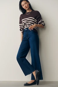 PAIGE Anessa 31" High-Rise Wide-Leg Jeans
