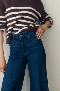 PAIGE Anessa 31" High-Rise Wide-Leg Jeans