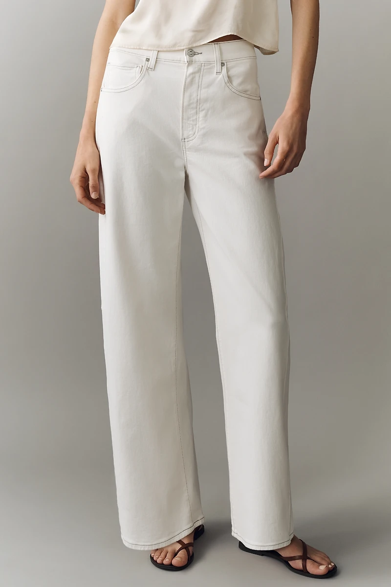PAIGE Arellia Skimmer High-Rise Tapered Jeans