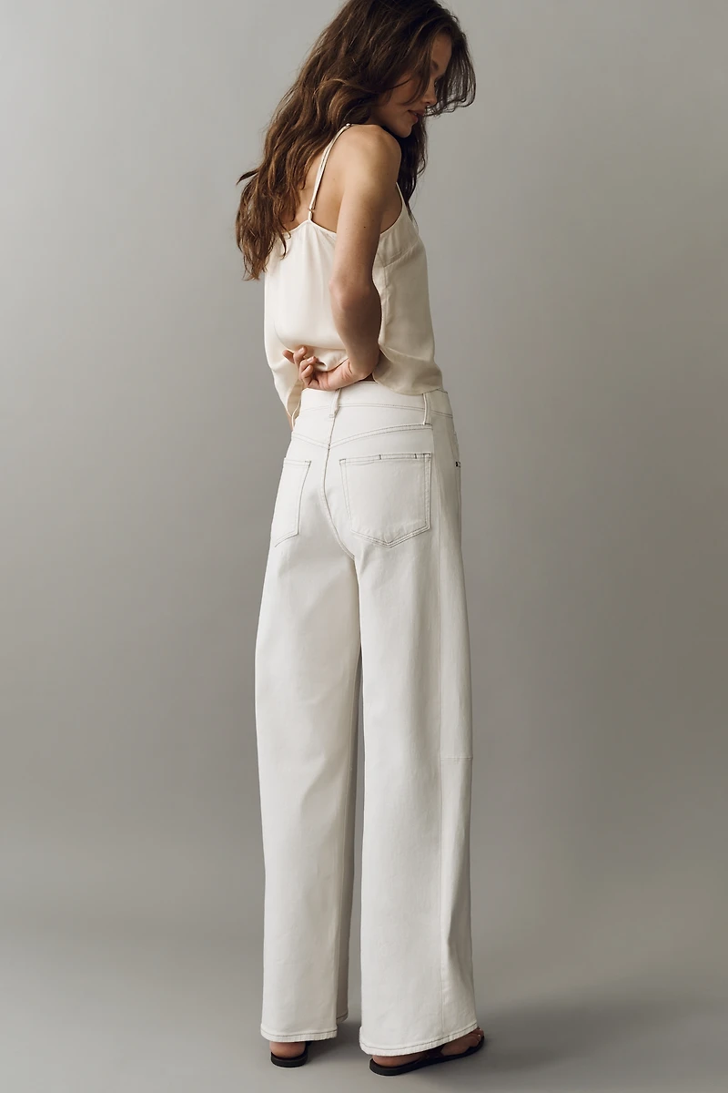 PAIGE Arellia Skimmer High-Rise Tapered Jeans
