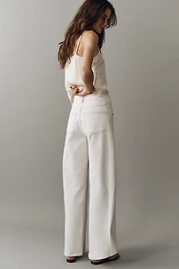PAIGE Arellia Skimmer High-Rise Tapered Jeans