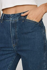 PAIGE Leenah Mid-Rise Flare Jeans
