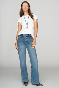 PAIGE Leenah 32" High-Rise Flared Jeans