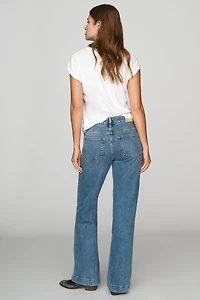 PAIGE Leenah 32" High-Rise Flared Jeans