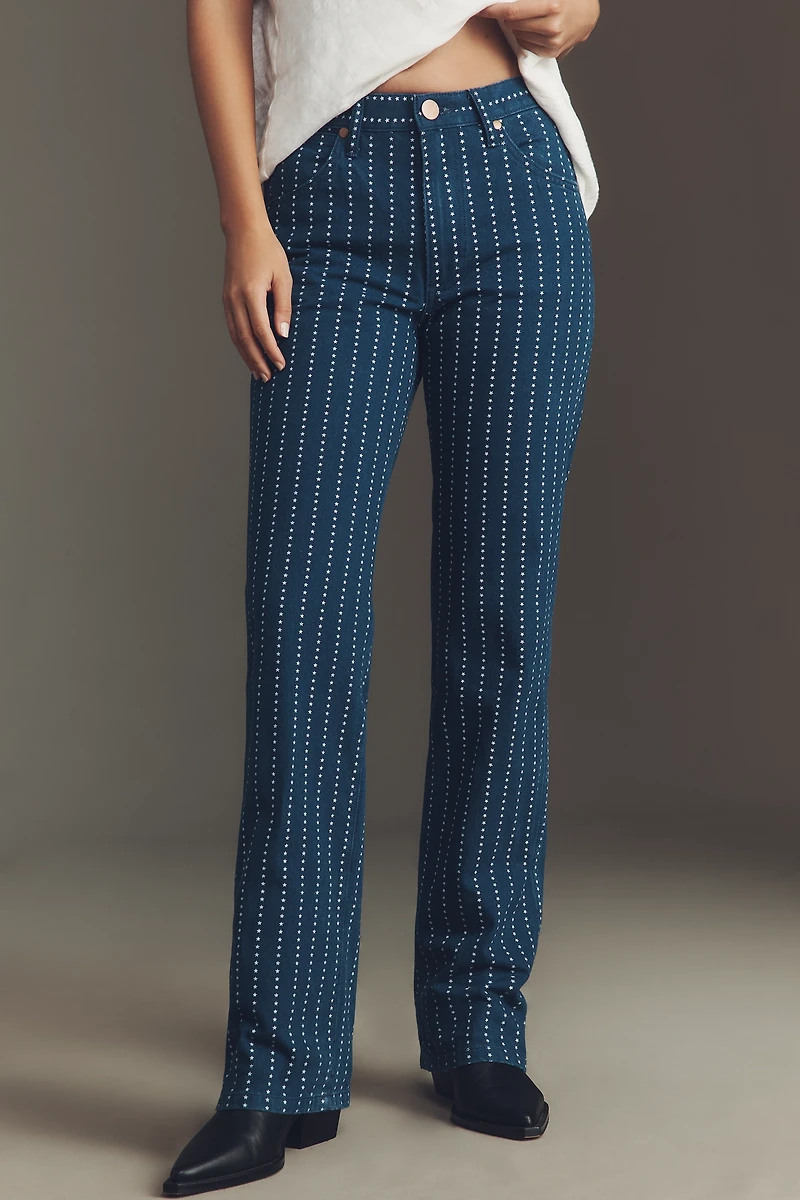 Wrangler Wrancer High-Rise Straight-Leg Jeans
