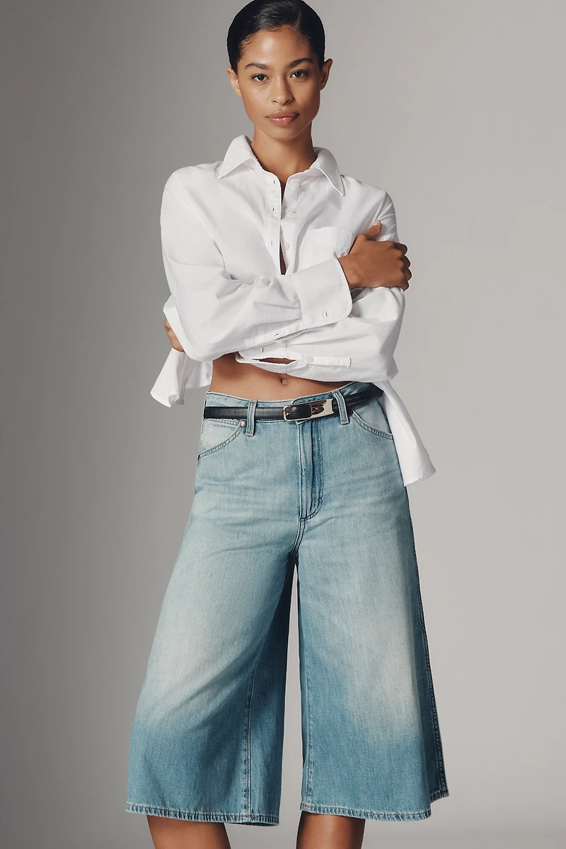 Wrangler High-Rise Culotte Jeans