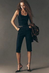 The Bella Capri High-Rise Straight Jeans by Pilcro