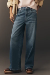 Pilcro Sadie High-Rise Wide-Leg Jeans