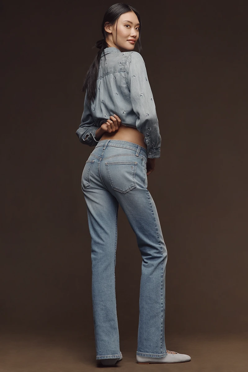 Pilcro High-Rise Front-Split Skinny Jeans