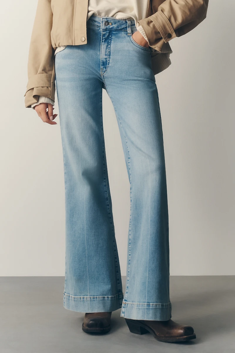 Pilcro Retro High-Rise Flare Jeans