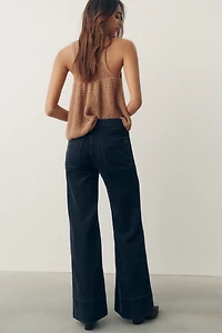 Pilcro Rylan Relaxed High-Rise Flare Jeans