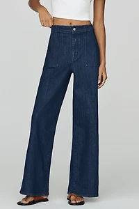 Pilcro Sadie High Rise Wide Leg Jeans