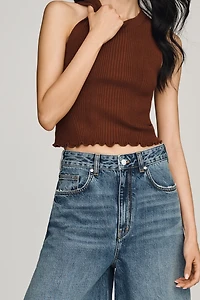 Pilcro High-Rise Baggy Culotte Jeans