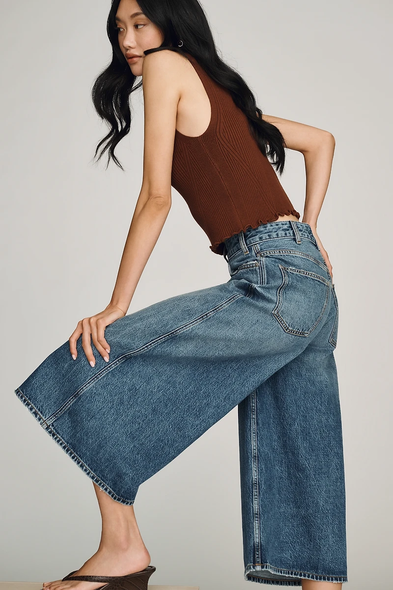 Pilcro High-Rise Baggy Culotte Jeans